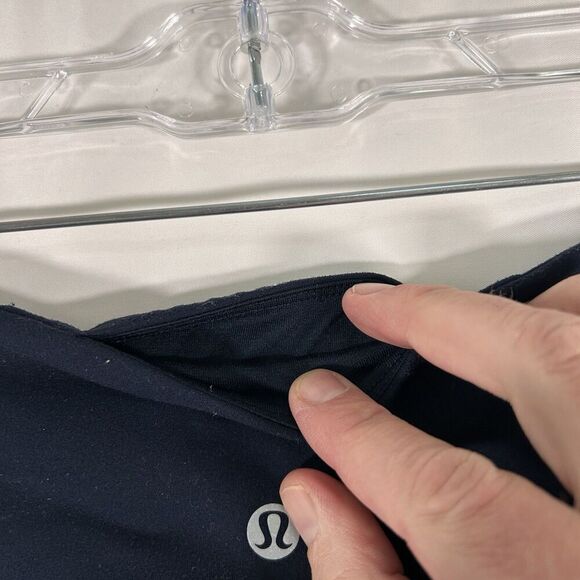 Lululemon Leggings Women's 2 Blue Pull On Pockets Stretchy High Rise Jogger - Picture 8 of 9